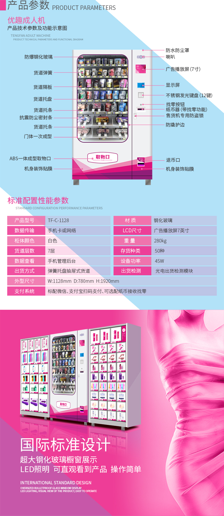 優(yōu)趣生活自動售賣成人用品機(jī) 情趣用品無人新零售(圖2)
